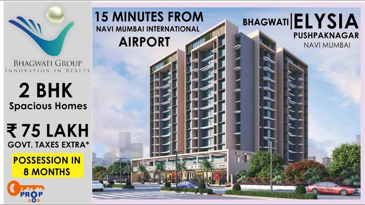Bhagwati Elysia, Pushpak Nagar, Navi Mumbai 2 BHK Starts ₹70L+ Onwards #bhagwatielysia #navimumbai