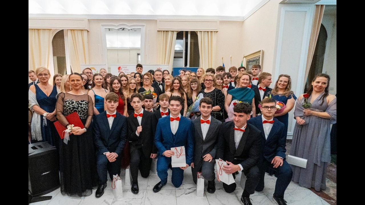 Rzymska Noc Poloneza w Ambasadzie RP – Filmowa Relacja ze Studniówki szkół polskich w Rzymie i Ostii