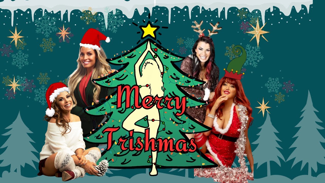 Trish Stratus - Merry Trishmas Special w/ Mickie James, Lisa Marie Varon & SoCal Val #wwe