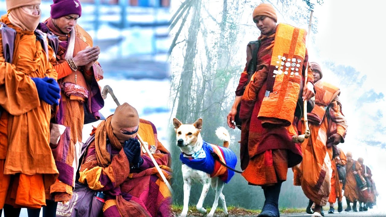 နှင်းတွေကြား 103 ရက်မြောက် လမ်းလျှောက်ခြင်း from Wright’s Chapel United Methodist Church, on Day 103