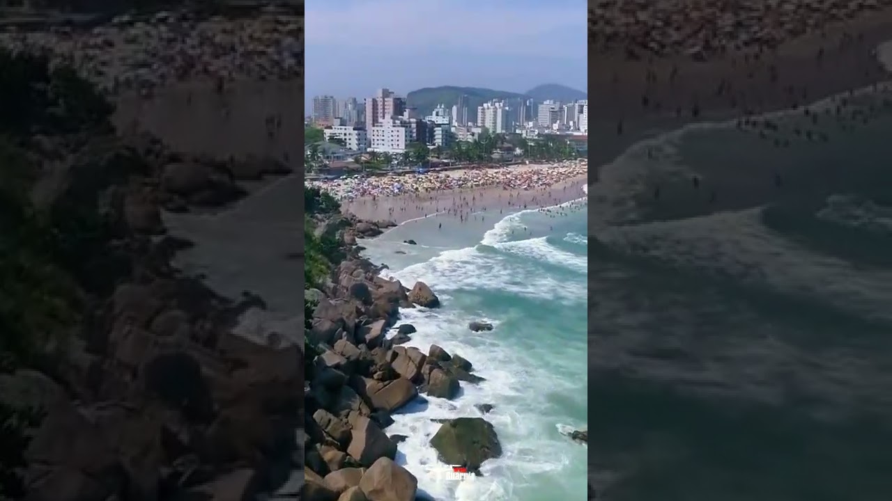 Praia do Tombo Guaruj&aacute; - SP # drone #pilotodedrone #praias #guaruja #praiadotombo #imagensa&eacute;reas