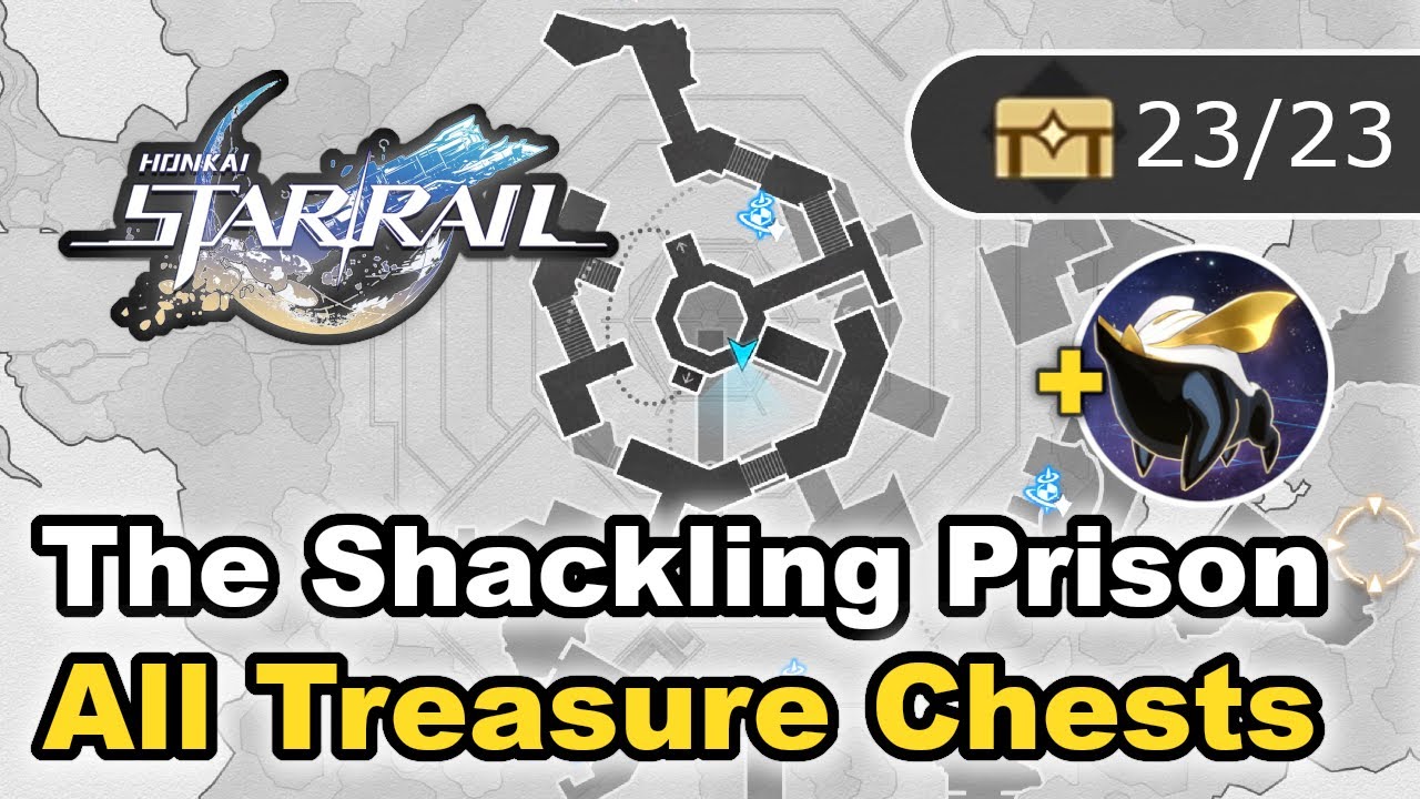 The Shackling Prison - All Treasure Chest Locations (Chests & Warp Trotter) - Honkai Star Rail