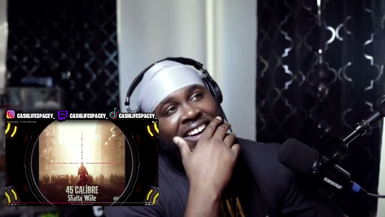 Shatta Wale - 45 Calibre (Audio Slide) Reaction