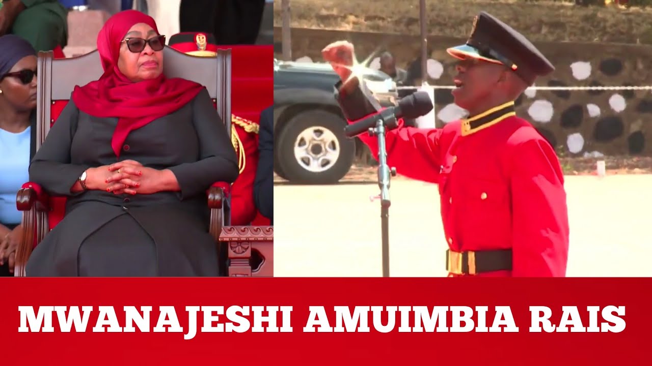 DAKIKA 10 ZA MWANAJESHI AKIMUIMBIA SHAIRI RAIS SAMIA CHUO CHA MONDULI