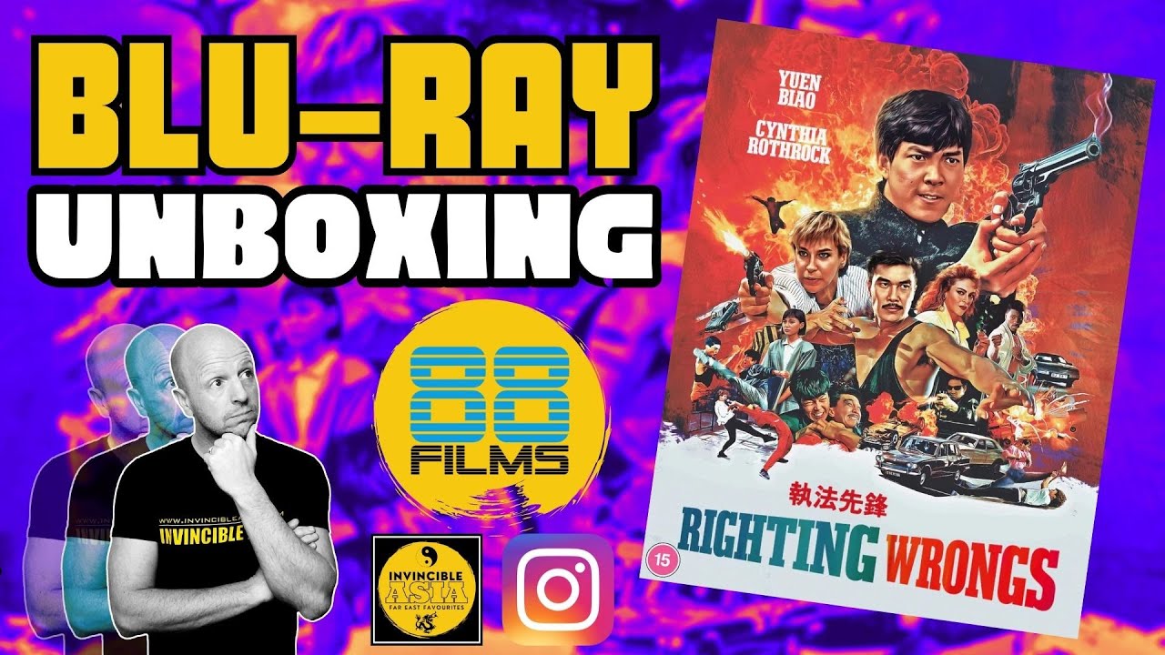 RIGHTING WRONGS 執法先鋒 - 88 Films Blu-ray Unboxing & Review