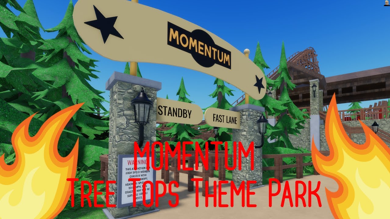 Momentum Coaster Tree Tops Theme Park!