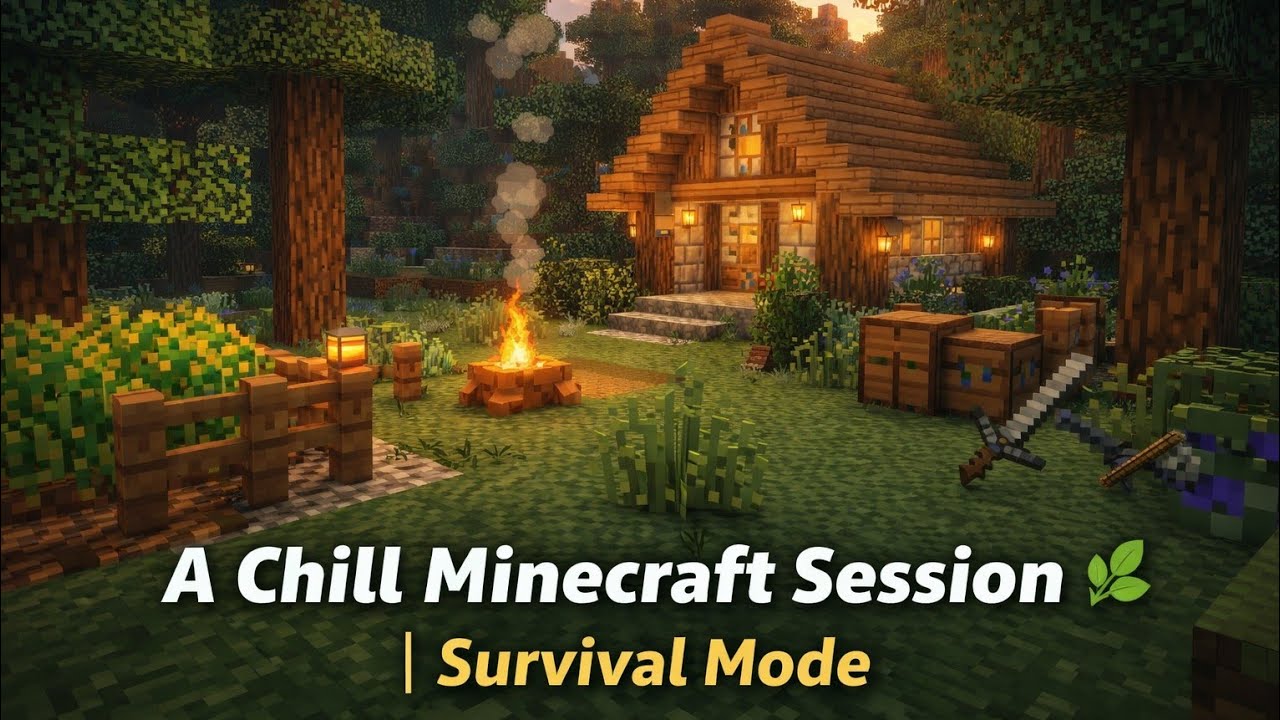 A Chill Minecraft Session 🌿 | Survival Mode