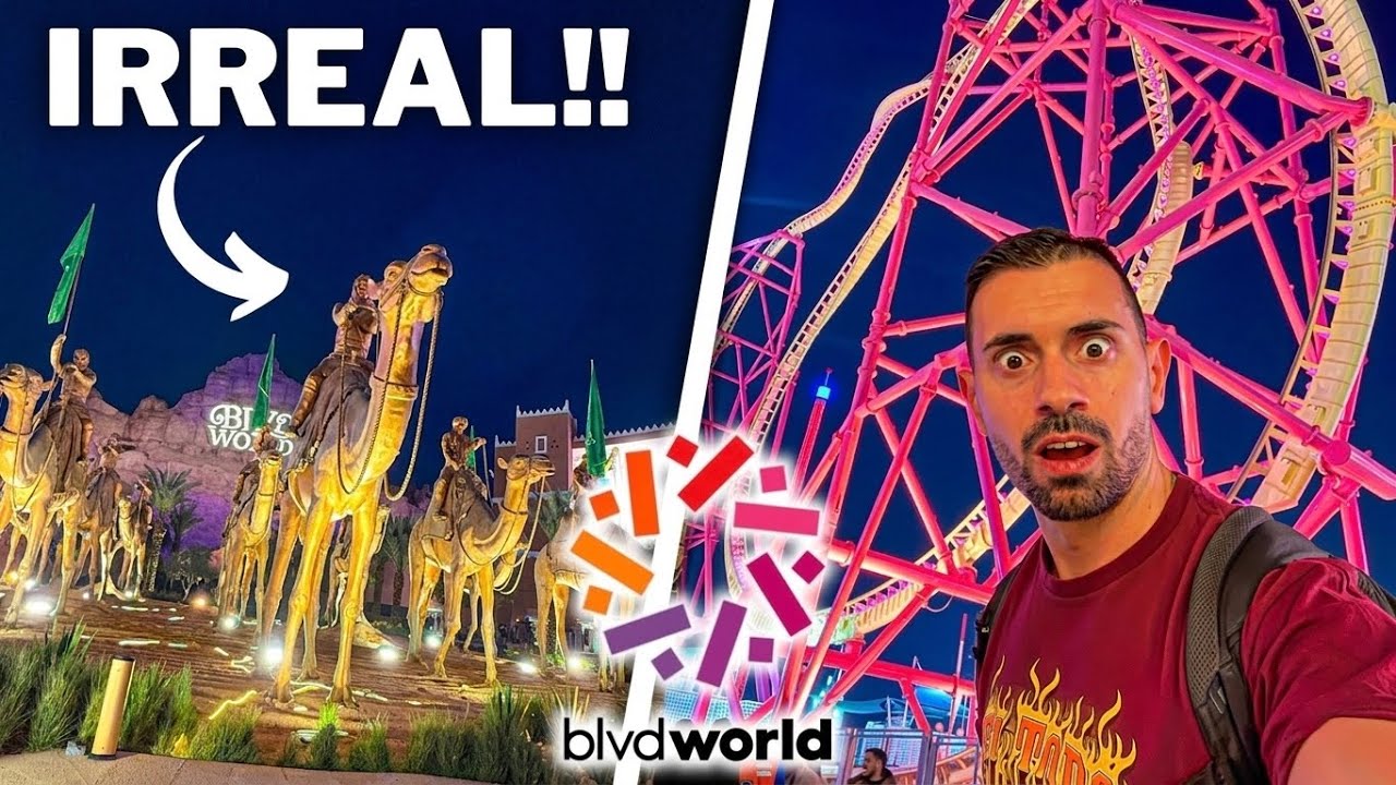 Este parque temático es IRREAL!! 🇸🇦 Visito BOULEVARD WORLD Riyadh