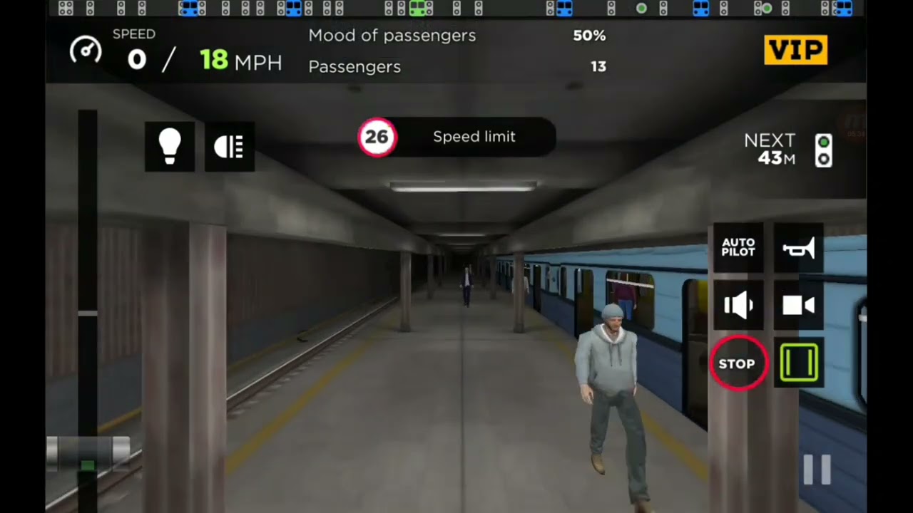 Subway Simulator 3D R industrial Line Run (During the Afternoon Rush Hour)