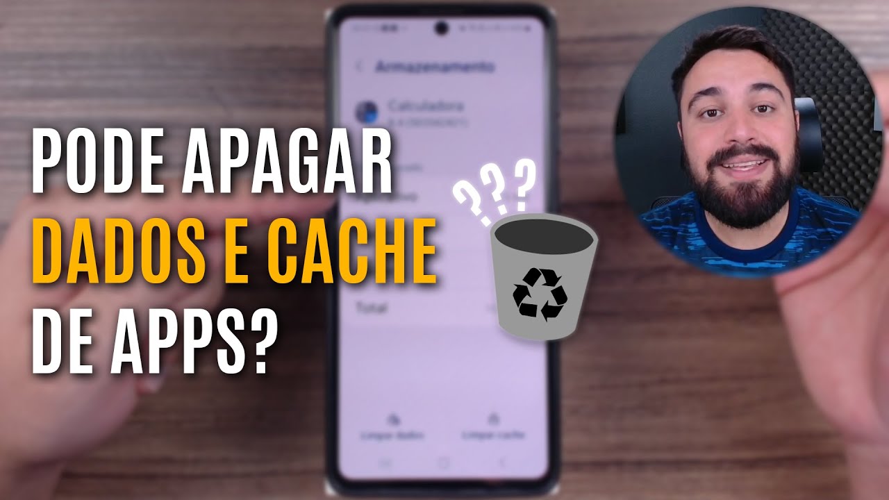 PODE APAGAR CACHE E DADOS DE APLICATIVOS?