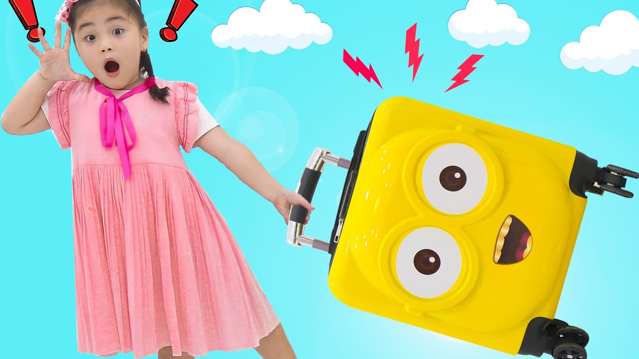 Annie Goes On Vacation and Visits her Grandpa  Funny Video for kids