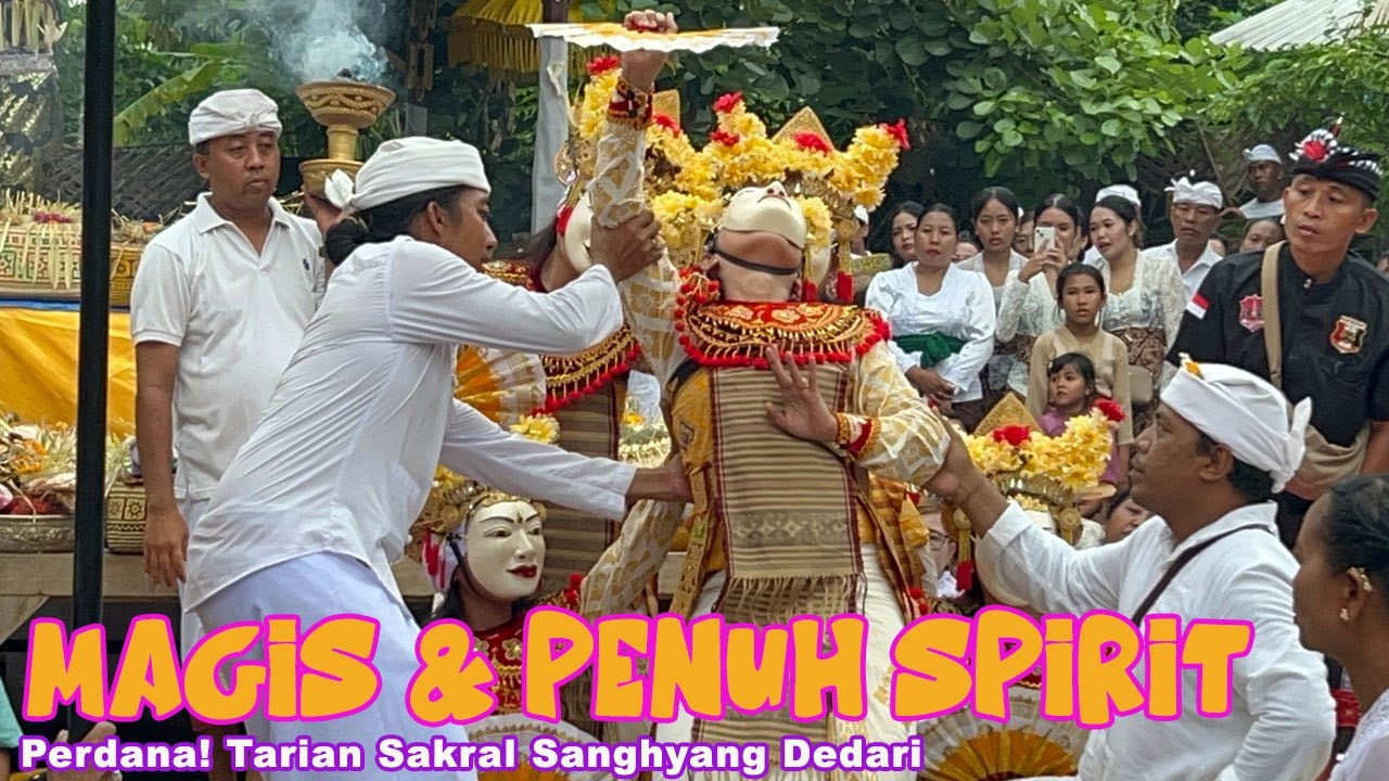 Perdana! Tarian Sakral Sanghyang Dedari, Magis dan Penuh Spirit | Pura Dalem Sari - Desa Adat Abuan