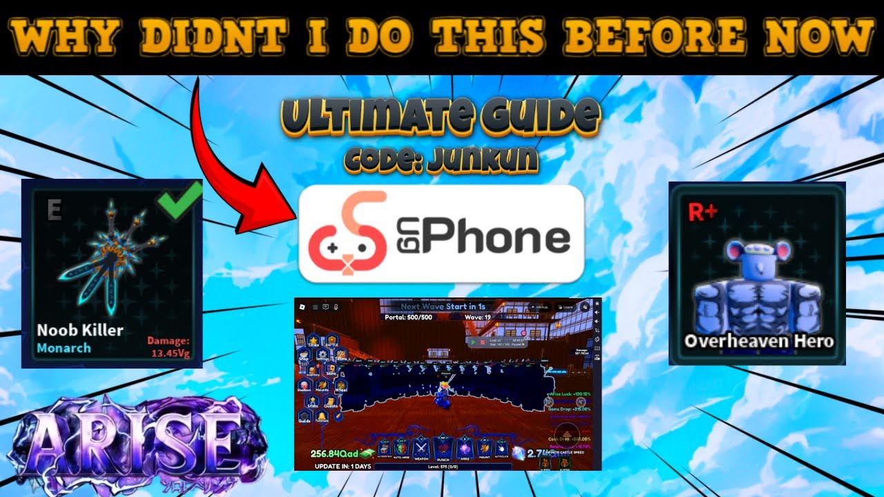 Arise Crossover - Как я получил OP с помощью UgPhone (Cloud Phone) используйте код: junkun на 40 ...