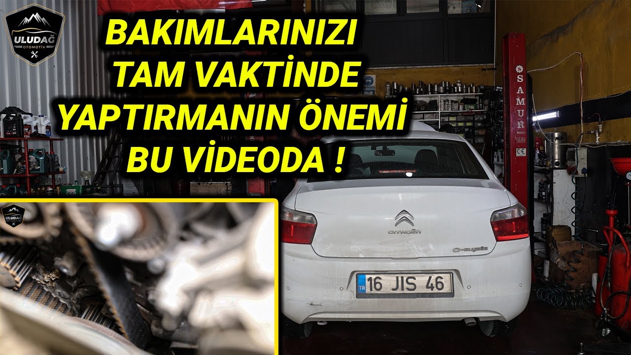 ARACIN DEVİRDAİMİ ANTİFRİZ KA&Ccedil;IRMIŞ KİRE&Ccedil;LENME OLMUŞ! (Citroen C Elysee 1.6 Motor Triger Set)