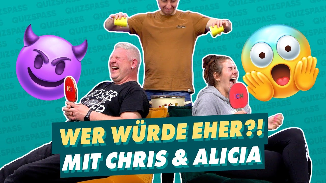 Chris und Alicia spielen WER würde EHER?😈😂 | WISSTIHRNOCH?