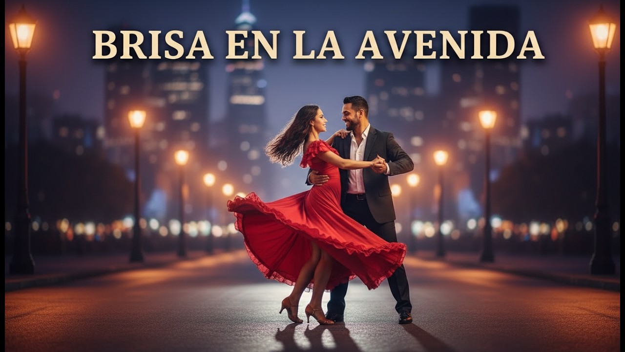 Brisa en la Avenida – Salsa Romántica Urbana Nocturna | Baile Suave en la Ciudad