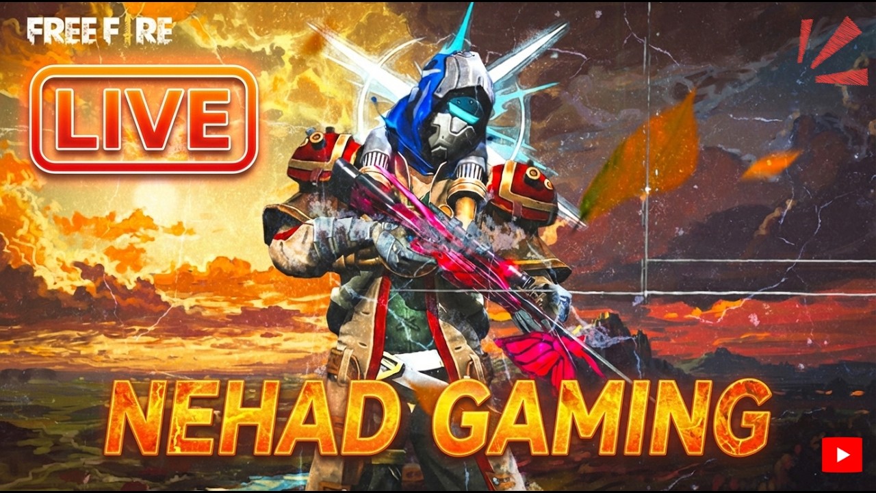 🔴 [NEHAD LIVE] – NEW SEASON BR RANK PUSH | Bangla gameplay#fflivestream #garenafreefire#fflive