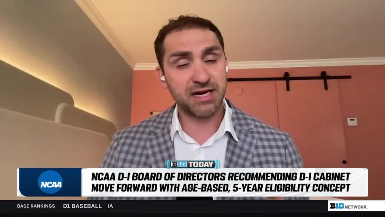 Ross Dellenger explains NCAA's recommended age-based, five-year eligibility rule | B1G Today