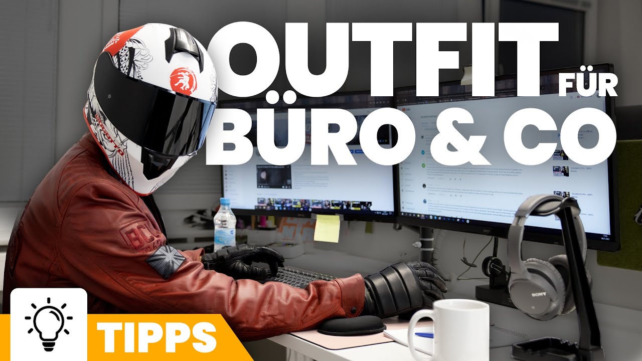 Urbane Motorradbekleidung: Outfit für Büro, Uni & Co