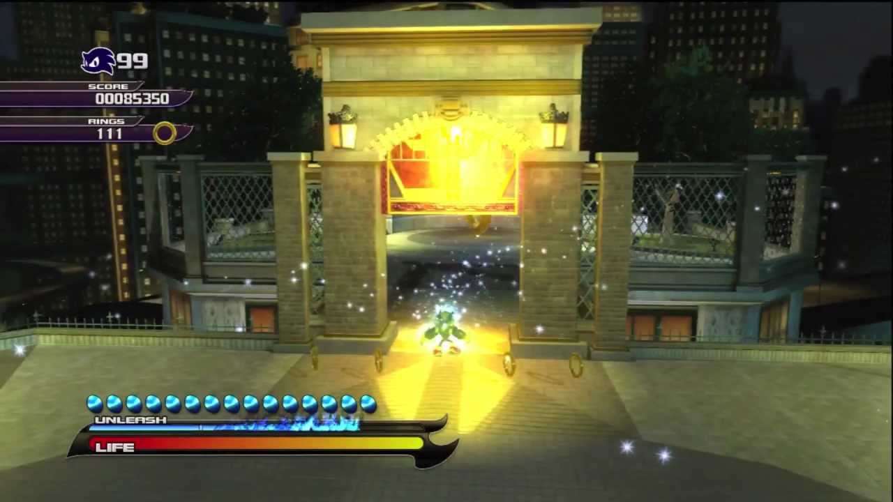 Sonic Unleashed: Empire City Night (Skyscraper Scamper Act 1) [1080 HD]