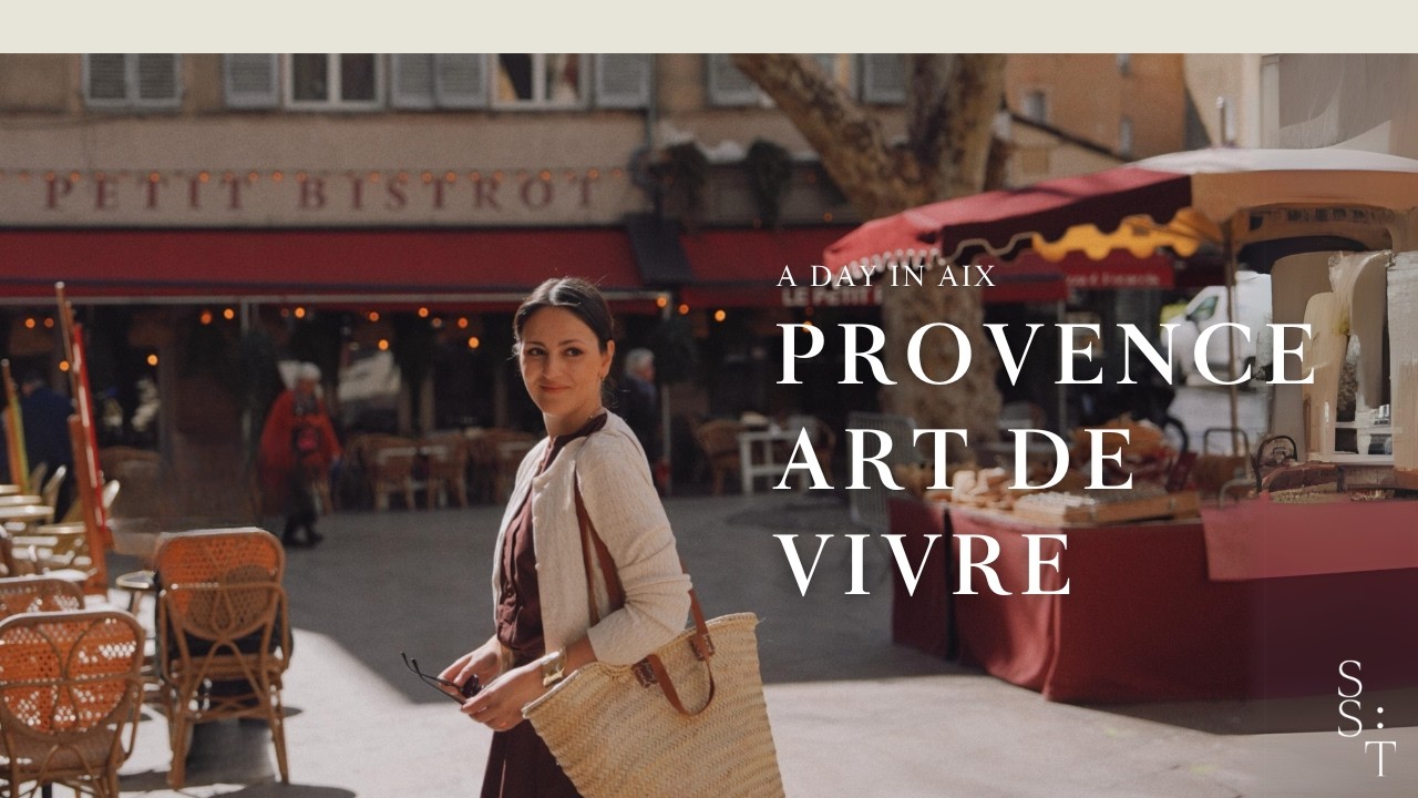 My Slow & Idyllic Day in Provence: French Market, Shopping, Tea Time | SIMPLY SLOW TRAVELER