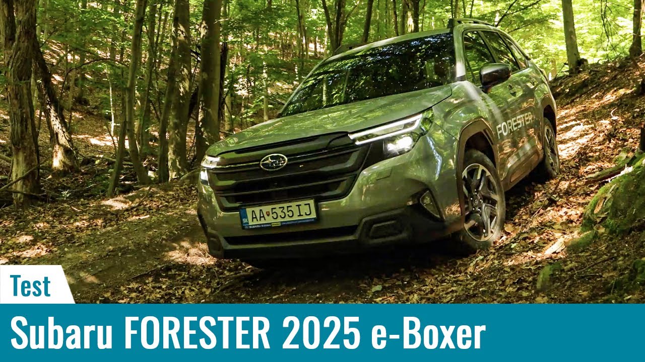 Subaru FORESTER 2025 e-Boxer 2.0 MHEV: Ešte lepší podvozok, ale o trochu menej sily