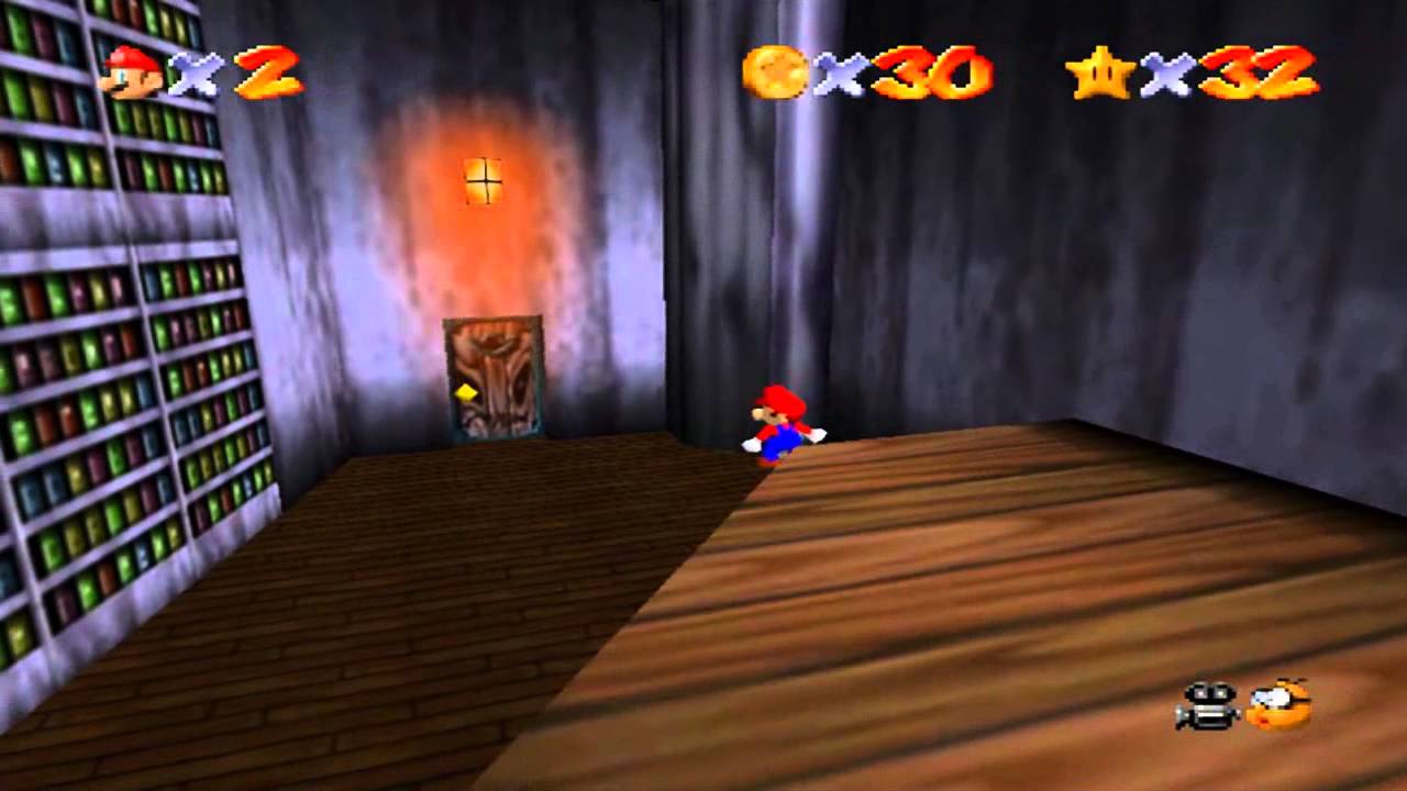 Super Mario 64 - Manoir de Big Boo - Etoile 5 : Balcon de Big Boo