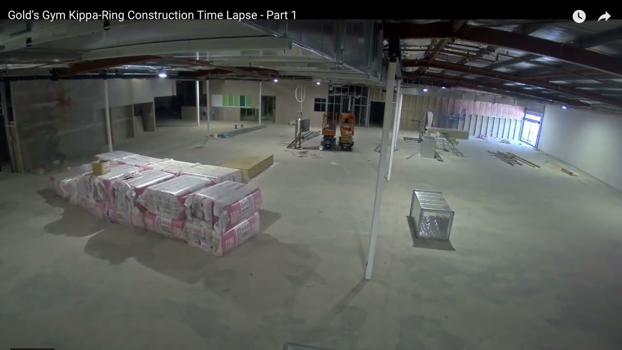 Gold's Gym Kippa-Ring Construction Time Lapse | by Prima Commercial Fitouts