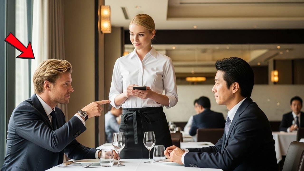 Un milliardaire arrogant se moque de la serveuse en japonais — sa réponse fluide le laisse figé