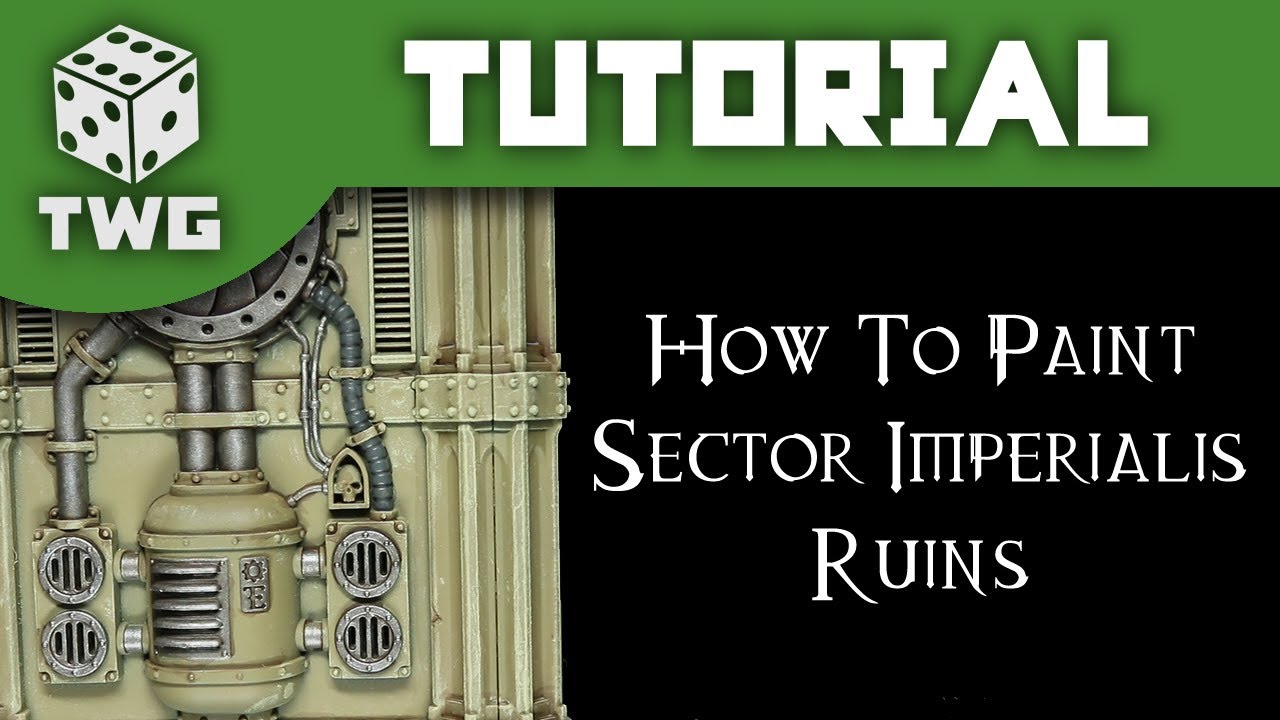 How To Paint Sector Imperialis Ruins: Warhammer 40k Scenery Tutorial (The War Gamer)