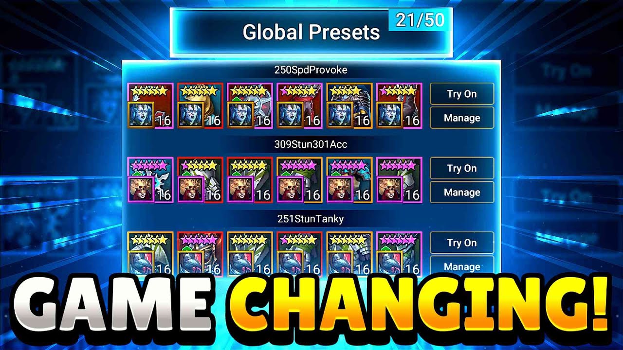Building Presets That Make Raid EASY! | Raid: Shadow Legends