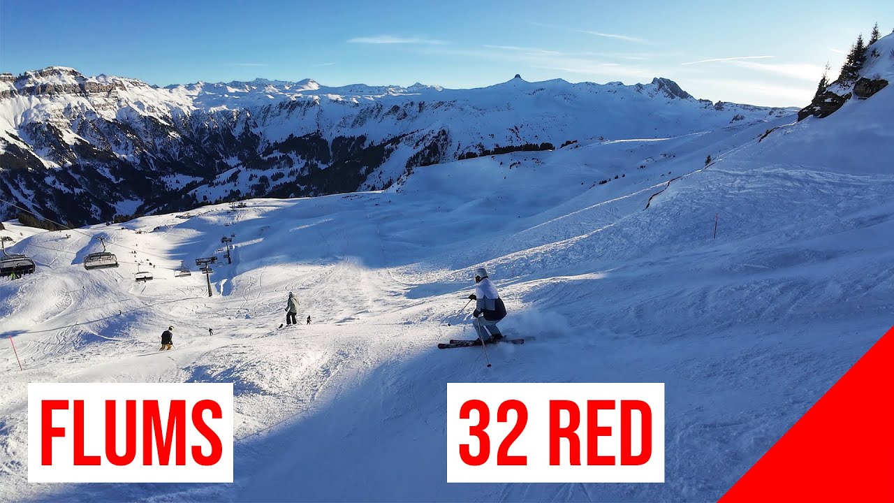 Flumserberg, 32 🔴 RED (Maschgenkamm - Pan&uuml;&ouml;l, Ice + Moguls) #1 🇨🇭