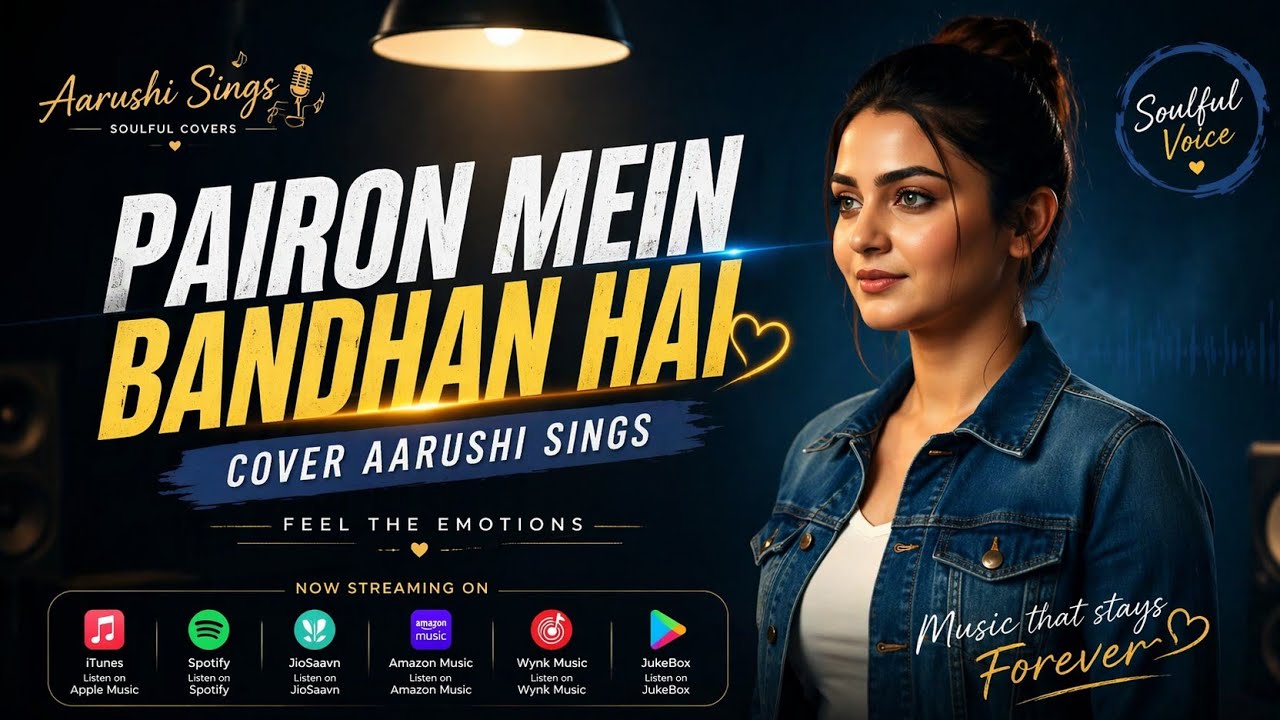 Pairon Mein Bandhan Hai | Lata Mangeshkar & Kumar Sanu | Female Cover – Aarushi Sings