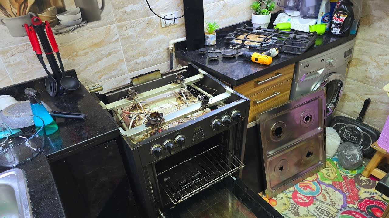 كسرلي المطبخ وسبالي البيت ونزل يرضي مين ده البوتجاز باظ🥲