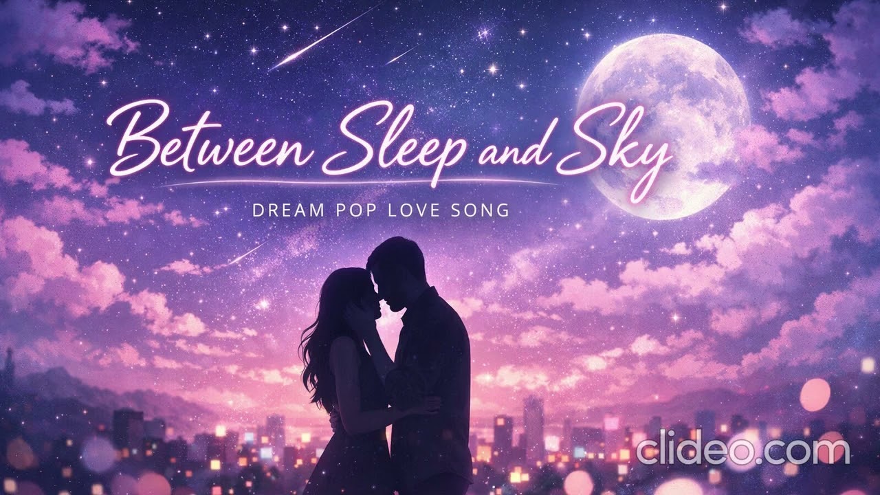 Between Sleep and Sky 💜  Soft Dream Pop Love Song  Night Vibes