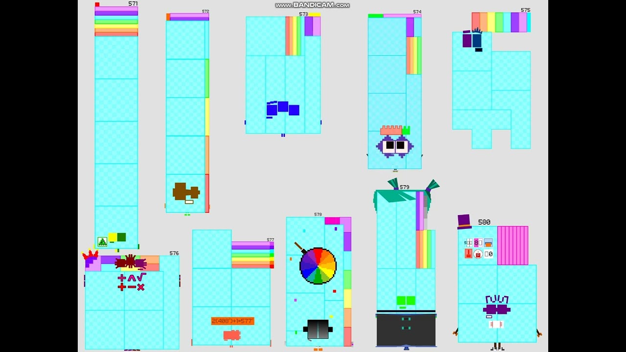 Numberblocks Band Retro 541-600