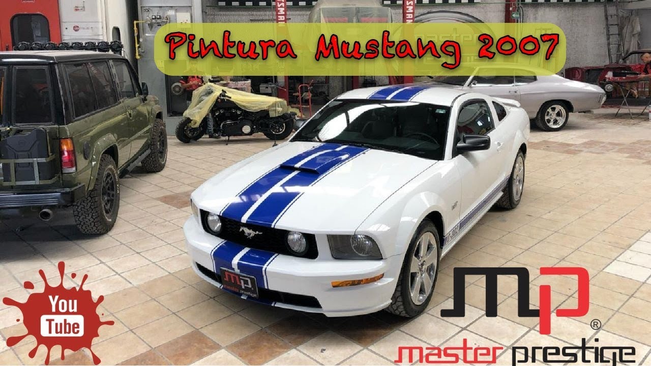 Como pintamos un Mustang 07 - Master Garage Mx by Master Prestige