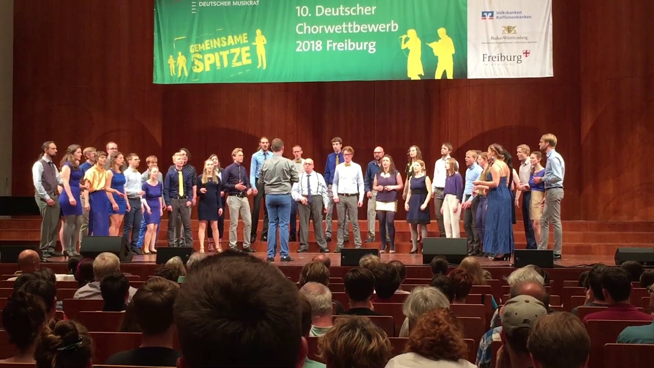 Jazzchor der Uni Bonn beim Deutschen Chorwettbewerb 2018: 