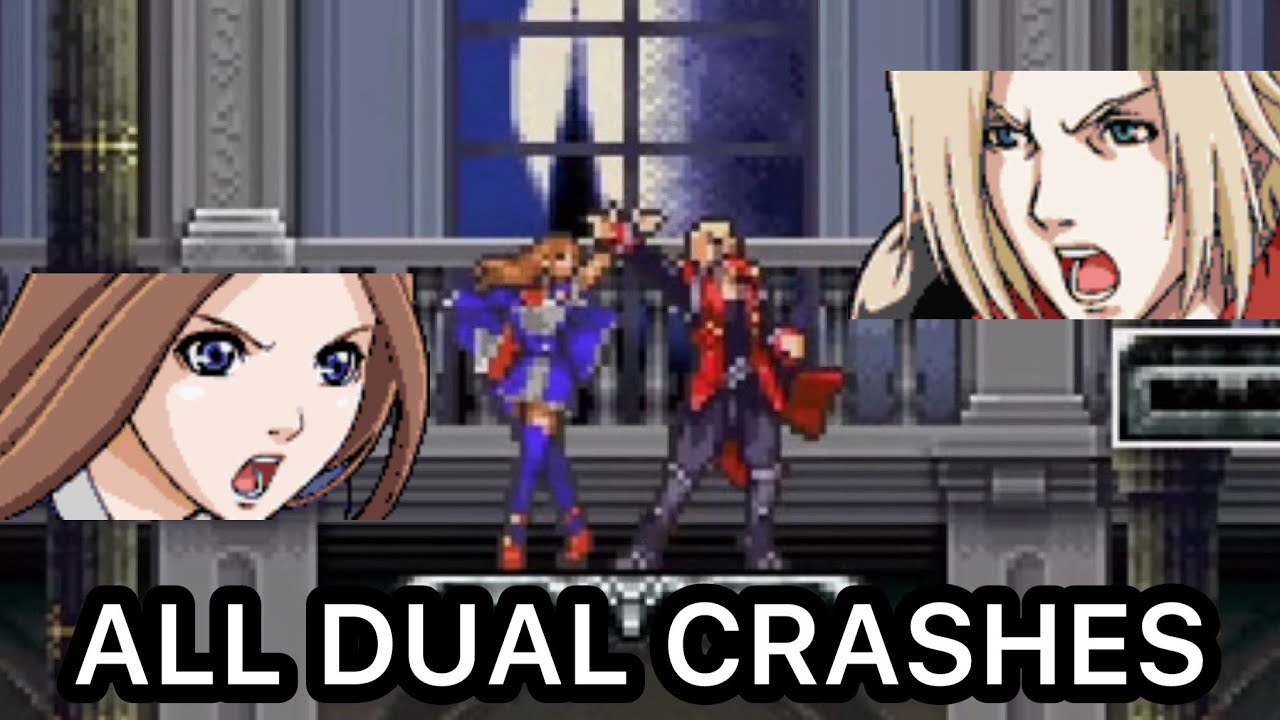 All Dual Crashes (ENG & JPN Dub Comparisons) - Castlevania: Portrait of Ruin