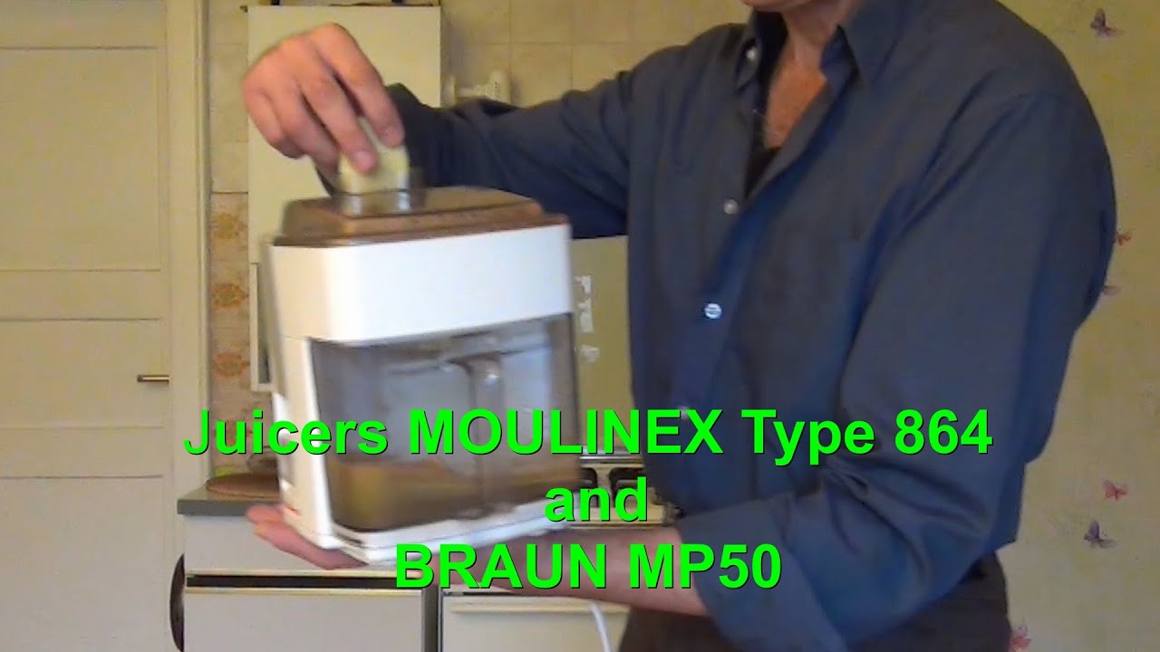TEST-Juicers BRAUN MP50 and Moulinex Type 864.We make Apple Juice