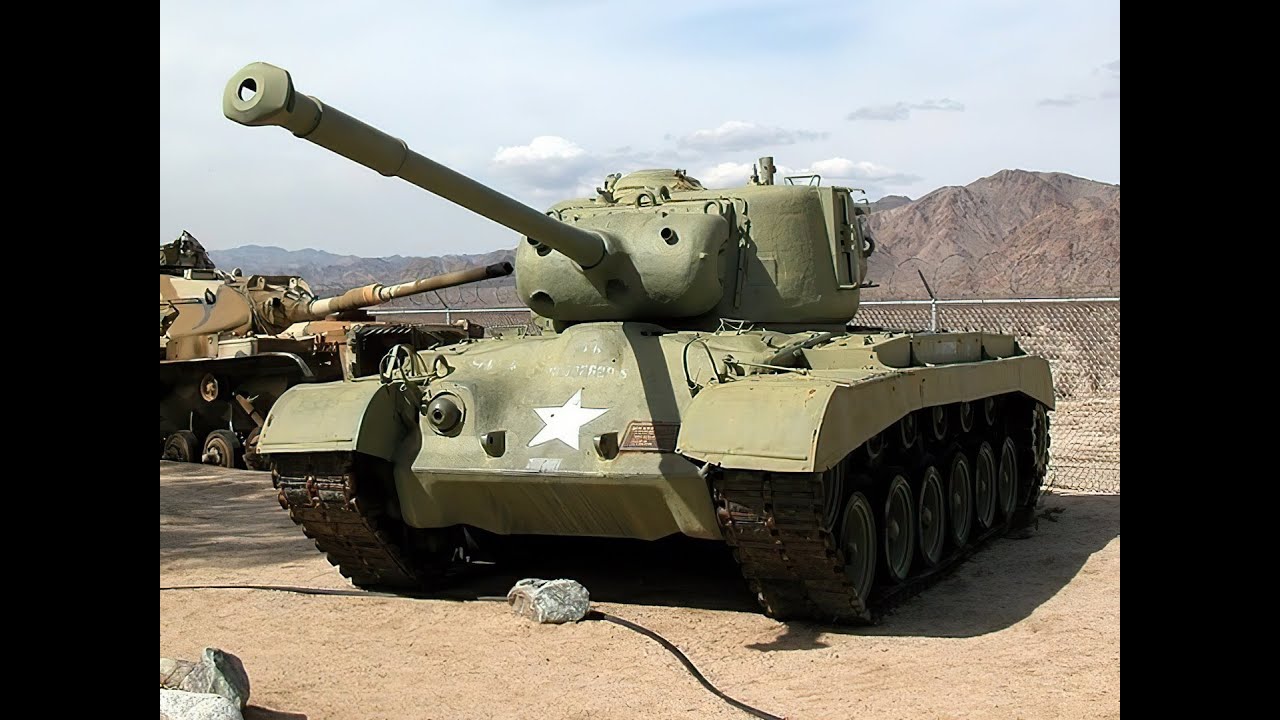 Тяжелый танк М-26 Першинг / WW2 Документальный фильм в цвете