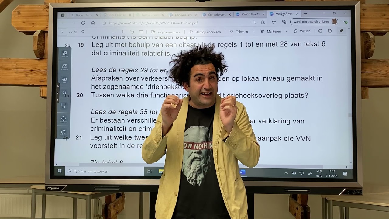 Vwo maatschappijwetenschappen 2019-1: Binding opdracht 20 - een moeilijke opgave uitgelegd