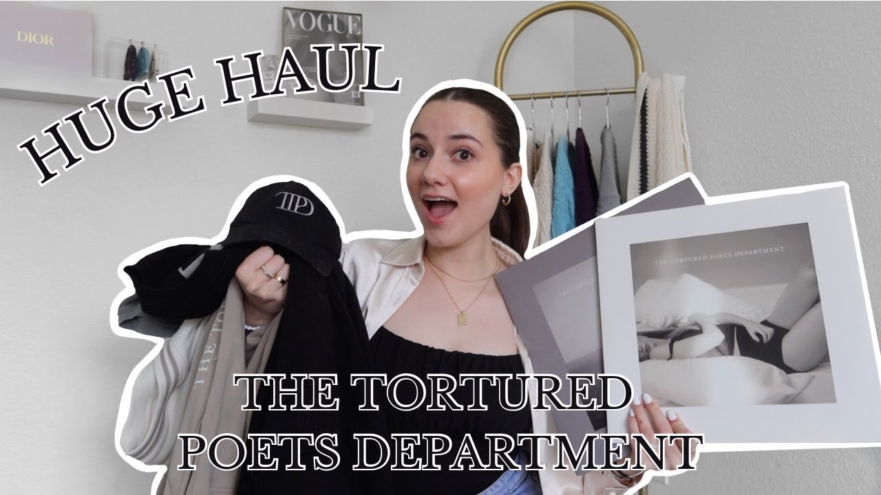 *HUGE* THE TORTURED POETS DEPARTMENT MERCH HAUL || alecksis victoria