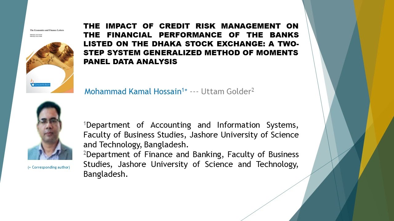 The Impact of Credit Risk Management on the Financial Performance of the Banks EFL 2022 92 273 290