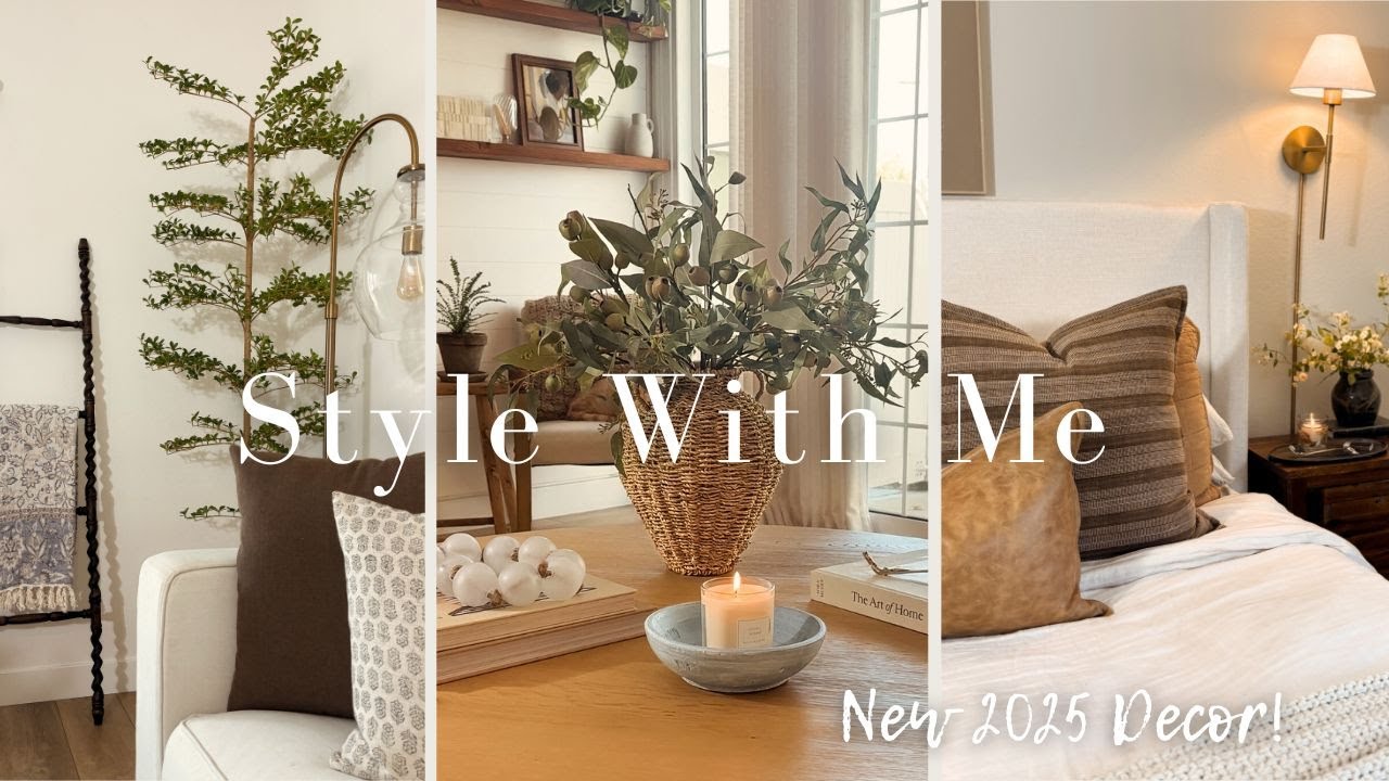 | Style With Me | 2025 New Home Decor | Amber Interiors, Hobby Lobby, Home Goods, Amazon & More |
