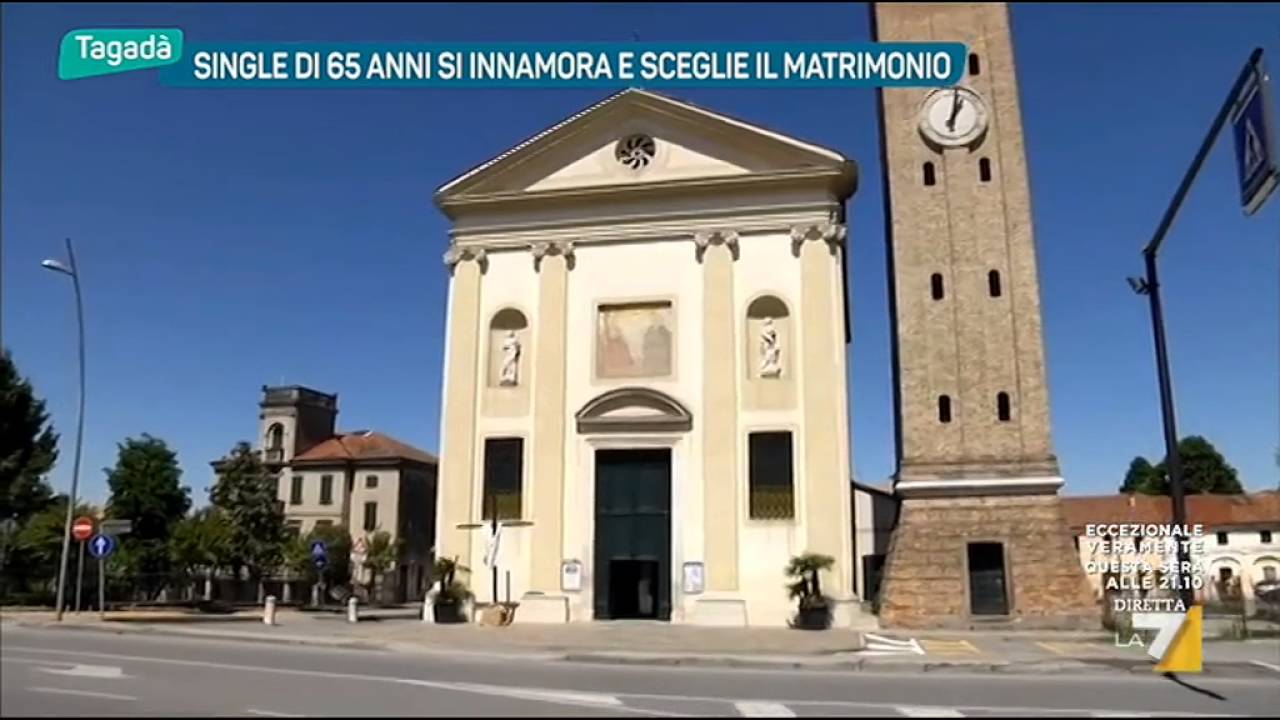 Single di 65 anni si innamora e sceglie il matrimonio