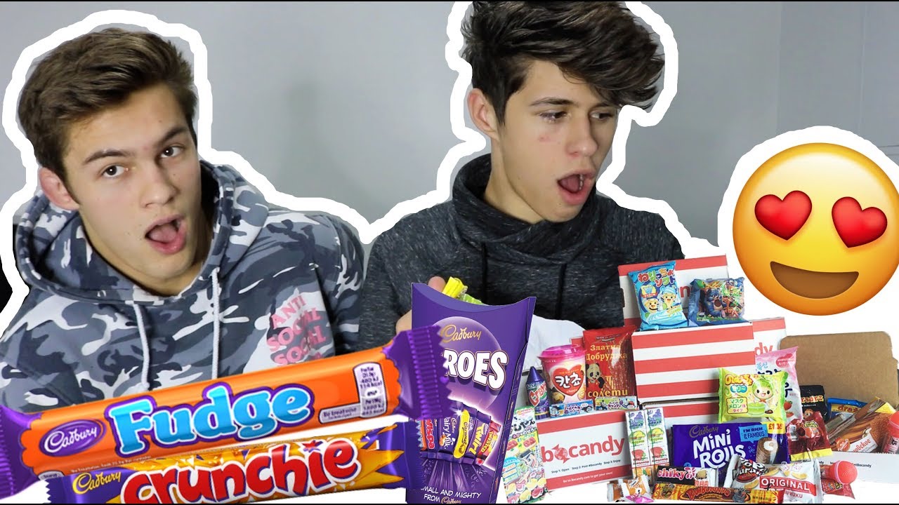TRYING U.K. CANDY/SNACKS WITH MY BOYFRIEND