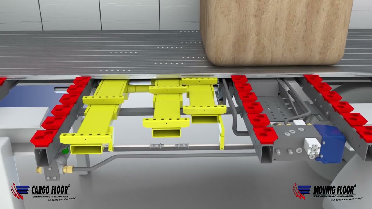 Как работает подвижный пол Cargo Floor
