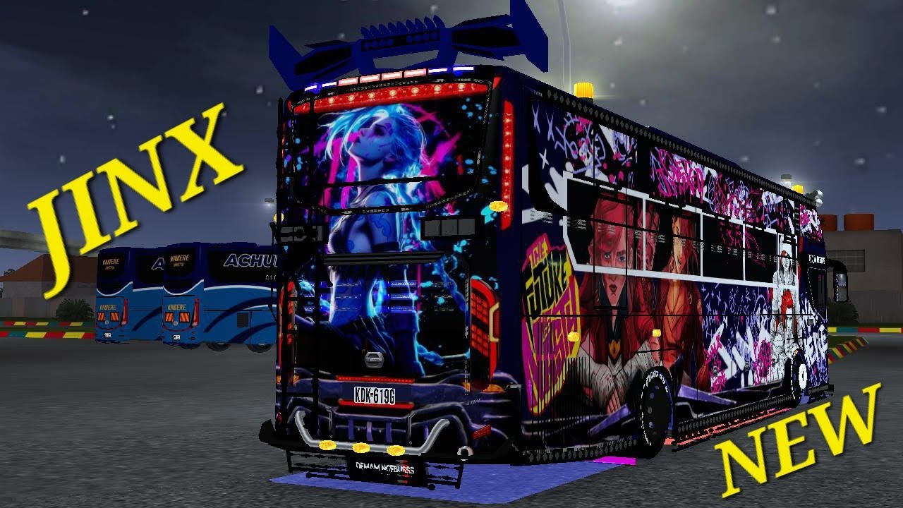 BUSSID NEW SKIN JINX //MATUANA NGANYA CULTURE