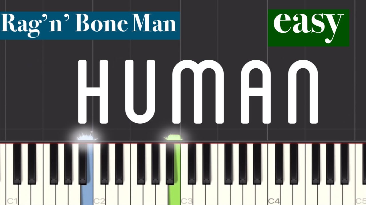 Rag’n’Bone Man - Human Piano Tutorial | Easy